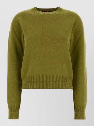 Gucci wool blend crew neck sweater long sleeves