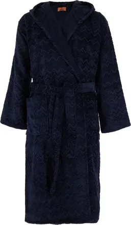 Missoni Home Accappatoio Chalk - - Nightwear & Lounge - Uomo - Blu - L