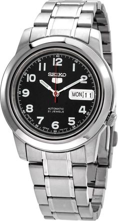 Seiko 5 Automatic Black Dial Mens Watch SNKK35J1