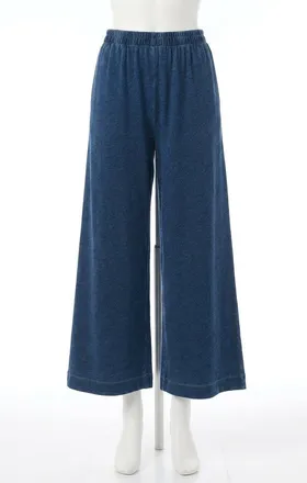 Z Supply Scout Jersey Denim Pant In Indigo