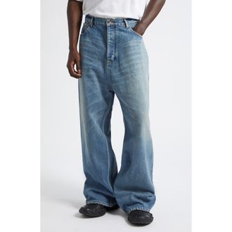 Balenciaga Baggy Jeans in 5002 Aubergine at Nordstrom, Size X-Large