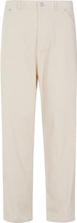 Dr&ocirc;le de Monsieur Le Pantalon Baggy Velours - Heren - Straight fit broeken - Beige - S - Katoen - Broeken