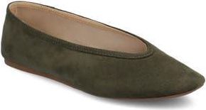 Journee Collection Fortune Flat in Olive at Nordstrom Rack, Size 7.5