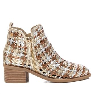 Xti Womens Ankle Booties In Gold