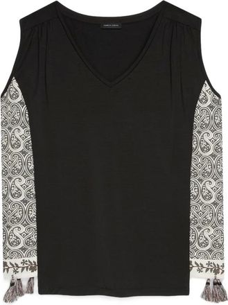Fiorella Rubino Tops, Dames, Zwart, M, Sleeveless Tops