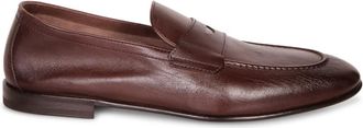 Henderson Baracco Glad bruin leer. Elegant - Heren - Loafers - Bruin - 41 EU - Leer - Schoenen