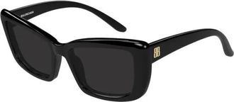 Balenciaga Butterfly Zonnebril - Dames - Zonnebrillen - Zwart - 56 MM - Accessoires
