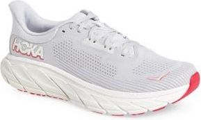 Hoka One One Arahi 7 Running Shoe in Cosmic Grey /Ruby Red at Nordstrom Rack, Size 7.5