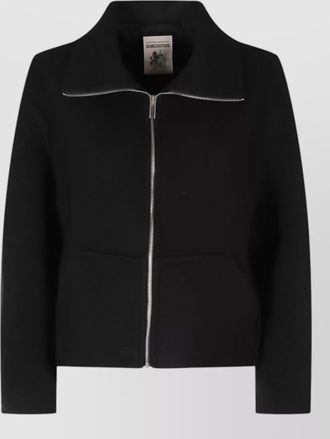 Semicouture virgin wool fitted coat