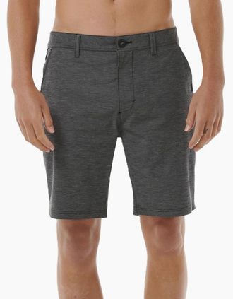 Rip Curl Mens Rip Curl Mens Boardwalk Phase Nineteen Chino Shorts - Black - Size: 36/Regular/32/36