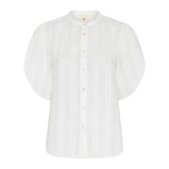 Julie Fagerholt - Heartmade Dames, Blouses & Shirts, Wit, Maat: XS