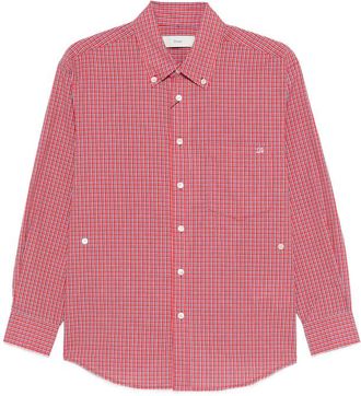 Dunst Checked-pattern Button-fastening Shirt