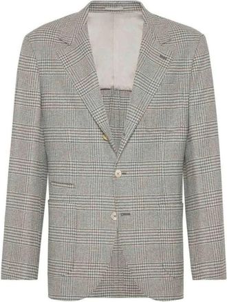 Brunello Cucinelli Hombre, Chaquetas, Gris, Talla: S