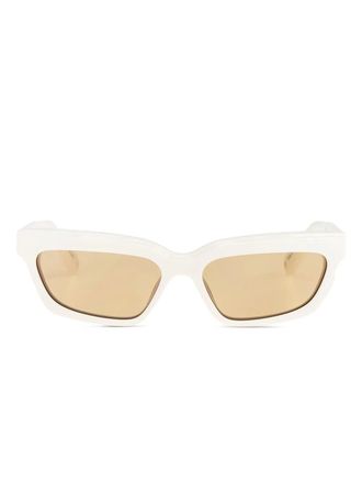 Jacquemus square-frame sunglasses - White