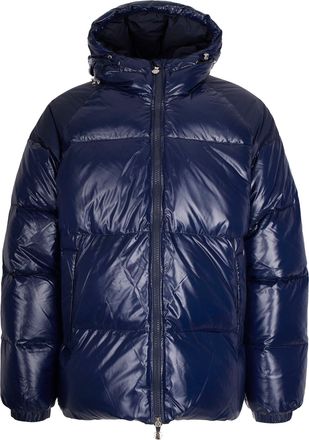 Pyrenex Glossy Nylon Hooded Bomber Jacket