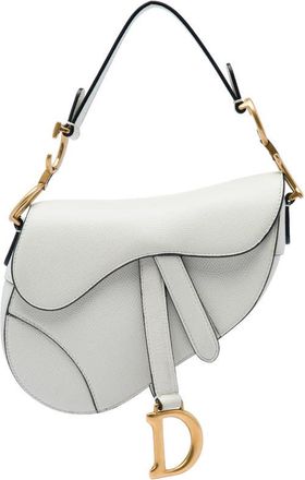 Dior Pre-owned Dior Mini Grained Calfskin Saddle Bag Ladies FJO5X6DSKC90AS1X