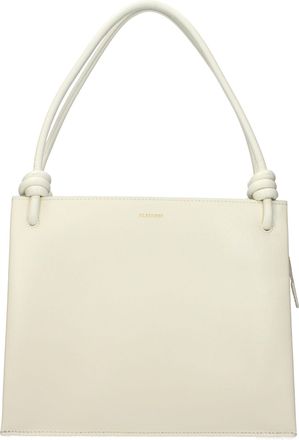 Jil Sander Beige Leather Womens Handbag