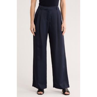 TWP Sulli Pleated Pants in Midnight at Nordstrom Rack, Size 12