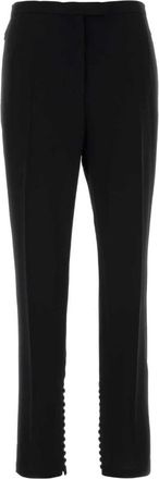 Dries Van Noten Pandoris Pant - Dames - Vrijetijds broeken - Zwart - M - Polyester - Broeken