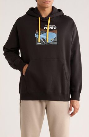Puma Porsche Turbo 944 Graphic Hoodie in Puma Black at Nordstrom Rack, Size Xx-Large