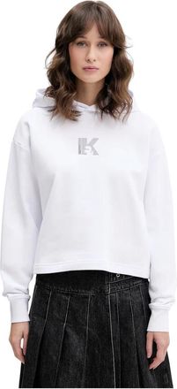 Karl Lagerfeld Mujer, Sudaderas, Blanco, Talla: S
