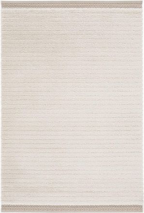 AFK Living Alfombra con efecto relieve beige 160 x 230 cm