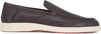 Santoni Mocassini con cuciture a contrasto - Marrone