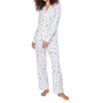 Petite Plume Twill Long Sleeve Pajama In 12 Days Of Christmas