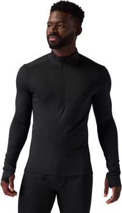 Backcountry Pines Micrrid Ultra-Lt Baselayer 1/4-Zip Top - Mens in Black at Nordstrom, Size Xx-Large