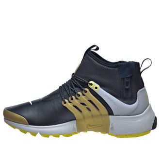 Nike Air Presto Mid Utility Black Yellow Streak 859524-002