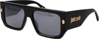 Just Cavalli Black Cellulose Acetate Sunglasses