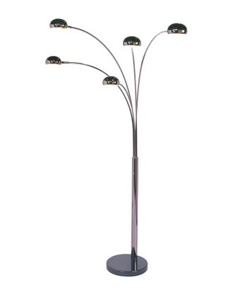 Nova of California Nova Of California Mushroom 5 Light Arc Floor Lamp