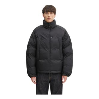 Yohji Yamamoto Puffer Jacket - Heren - Gewatteerde jassen - Zwart - XL - Nylon - Jassen