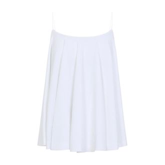 Jacquemus Sleeveless Tops, female, White, Size: 2XS Le Haut Voile