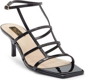 Rachel Roy Eleanor Cage Sandal in Black Patent at Nordstrom Rack, Size 7.5