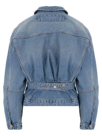 Jacquemus 100% Cotton Denim Jacket - Blue