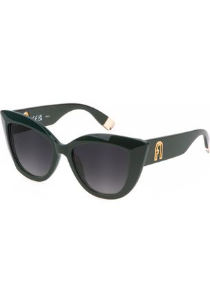 Furla Womens SFU711 53 0D80 Sunglasses - Green - One Size