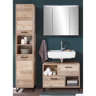 Red Living home24 Badezimmerset Mooca III (3-teilig)