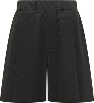 A Paper Kid Black Solid Shorts