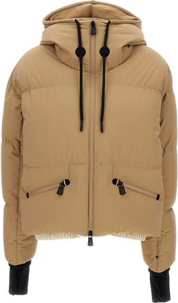 Moncler hooded drawstring puffer jacket - Neutrals