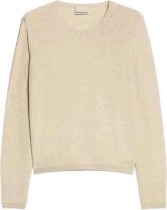 Pennyblack Pbplusso Ronde hals Trui - Dames - Ronde hals truien - Beige - L - Wol - Truien & Vesten