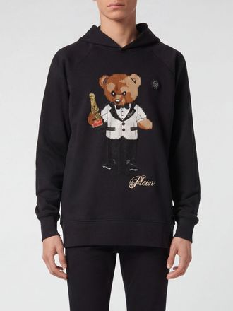 Philipp Plein Felpa Teddy con cappuccio