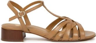 Bobbies Capri Heeled Sandals in Hazelnut at Nordstrom, Size 6.5