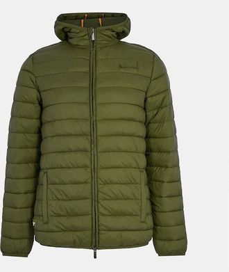 Aquascutum Mens Puffer Jacket - Green - Size: Regular/36