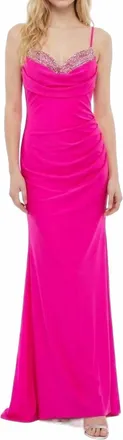 Jovani Womens Formal Dress In Fuschia