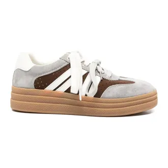 Sergio Moretti Wedge Fashion Trainers - female - Sergio Moretti - Sneakers - Gray - 4 UK - Shoes