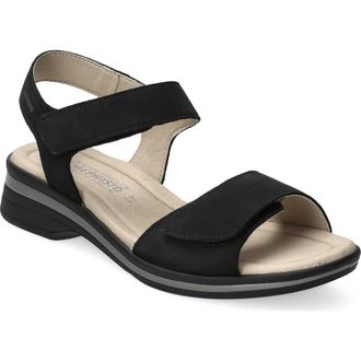 Mephisto Floraline Ankle Strap Sandal in Black at Nordstrom, Size 11