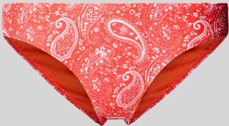 Pieces Bikini-Hose mit Allover-Muster Modell BAOMI in Hellrot, Größe XL
