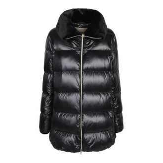 Herno Dames, Jassen, Zwart, Maat: 2XL Nylon