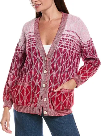 M Missoni Oversized Wool-Blend Cardigan